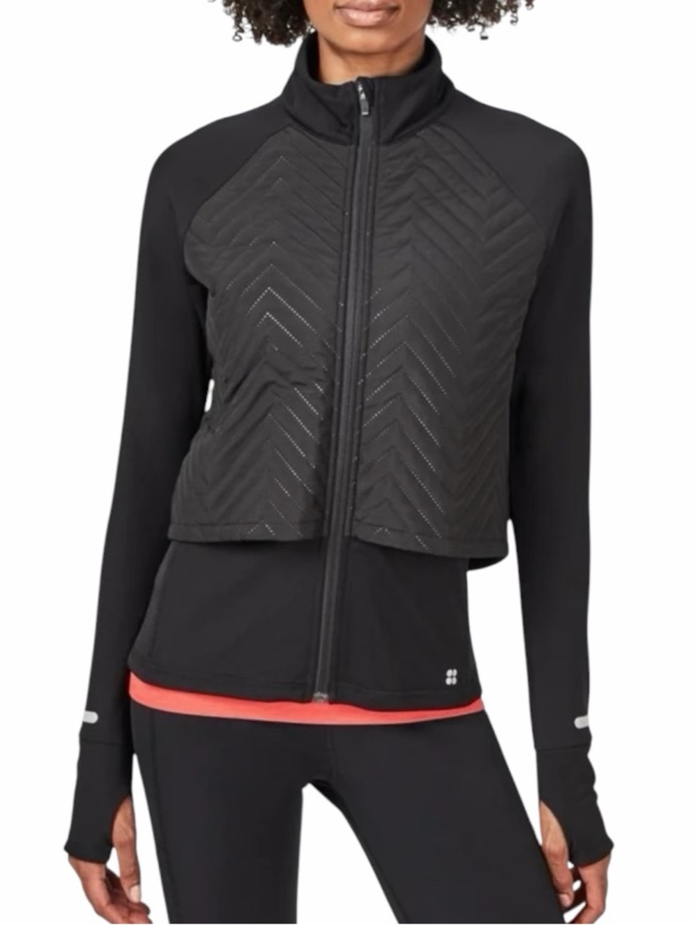 Sweaty Betty Fast Track Padded Running Jacket size women’s medium - Picture 3 of 11